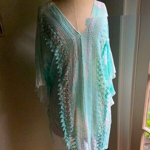 Swim coverup. Crochet